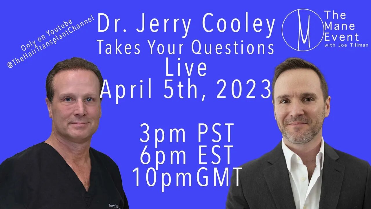 Jerry Cooley MD - Live - The Mane Event - Episode 006