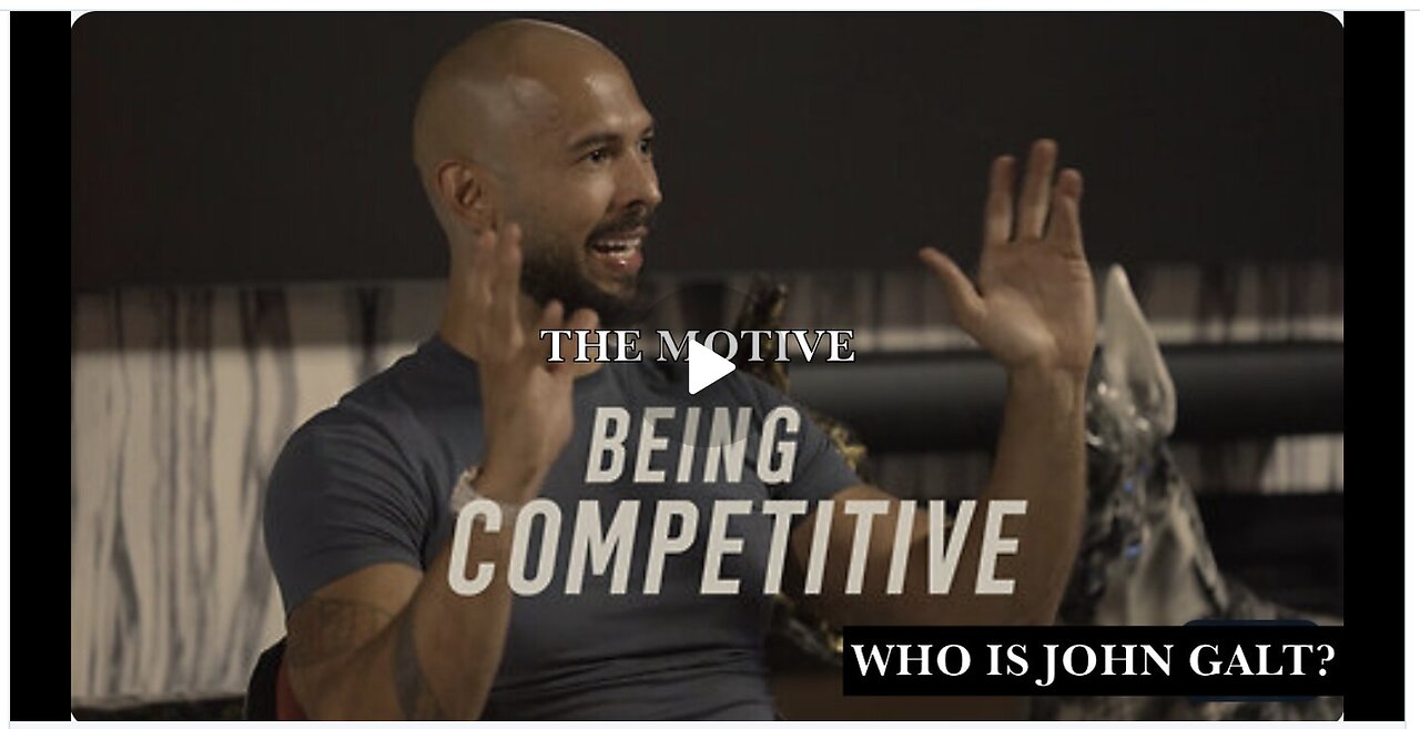 A MOTIVE- ANDREW TATE ON SUFFERING. TY JGANON, SGANON, JUAN O'SAVIN, GENE DECODE