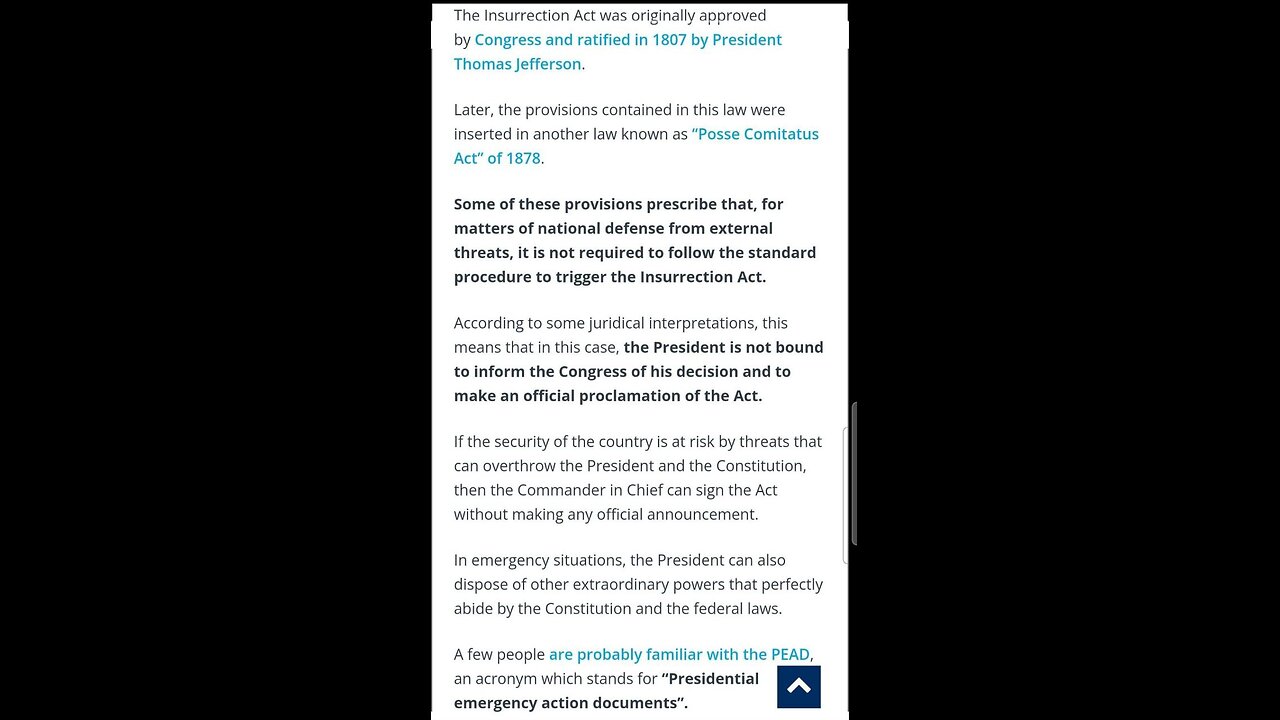 The Insurrection Act ❣️
