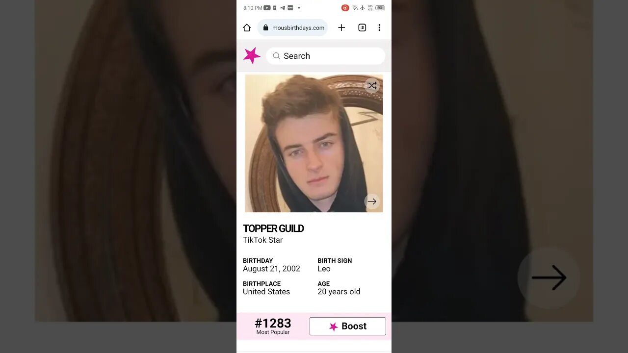 HAPPY 20 BIRTHDAY TOPPER GUILD