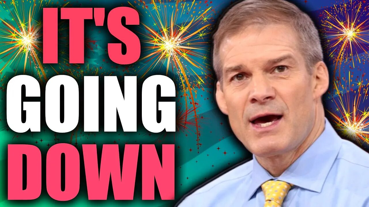 BREAKING: JIM JORDAN JUST DROPPED SOMETHING BIG!!!