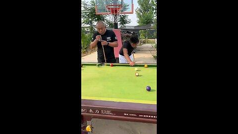 Funny moments in billiards