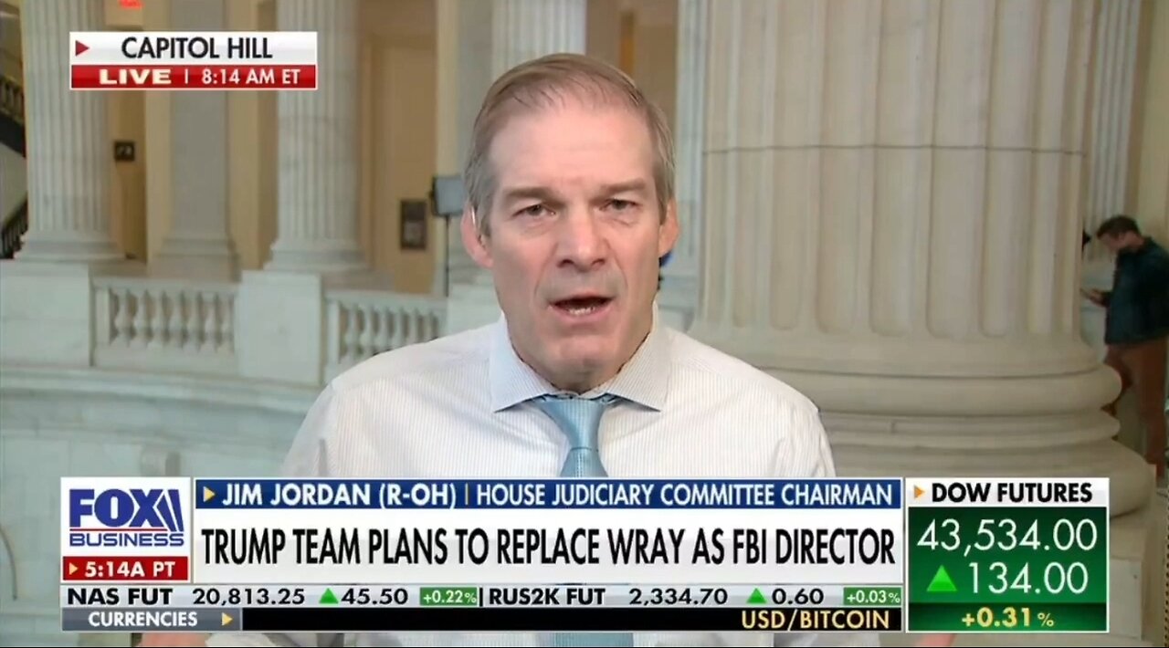 Rep Jim Jordan: Why Don't We Know Who Planted Pipe Bomb on J6?