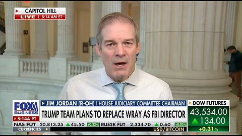 Rep Jim Jordan: Why Don't We Know Who Planted Pipe Bomb on J6?