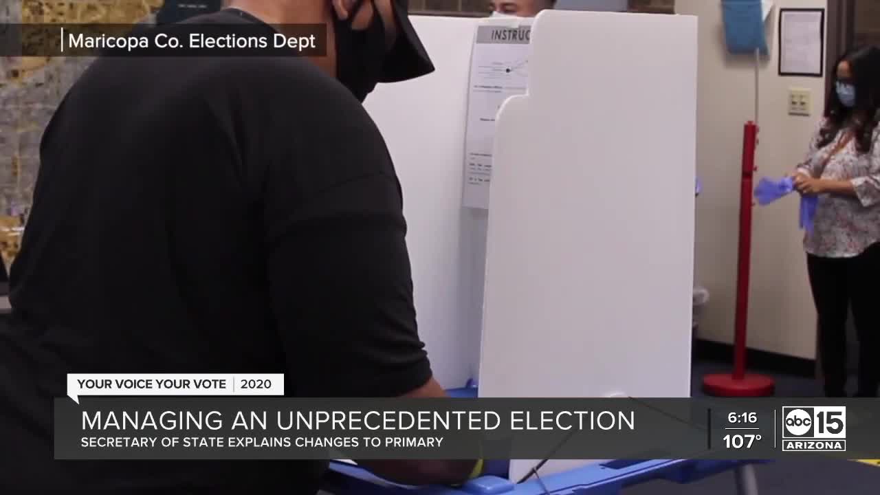 Managing an unprecedented election