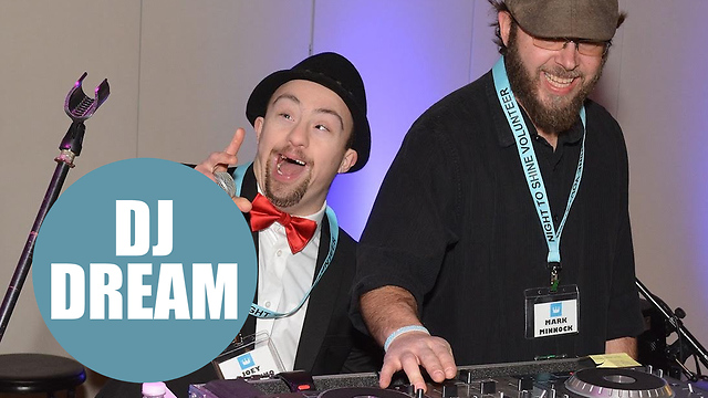 A disabled DJ's dreams came true when he was invited to play his first set