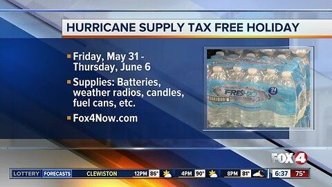 Tax holiday on batteries, flashlights as hurricane season arrives