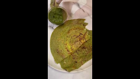 cheese Palak paneer and mung dal dosa