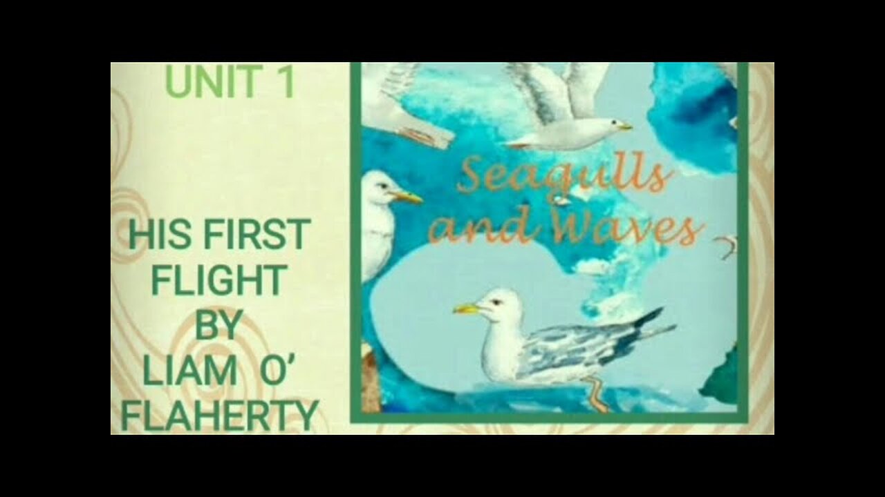 His First Flight || Introduction || Liam O' Flaherty || english ||Command English