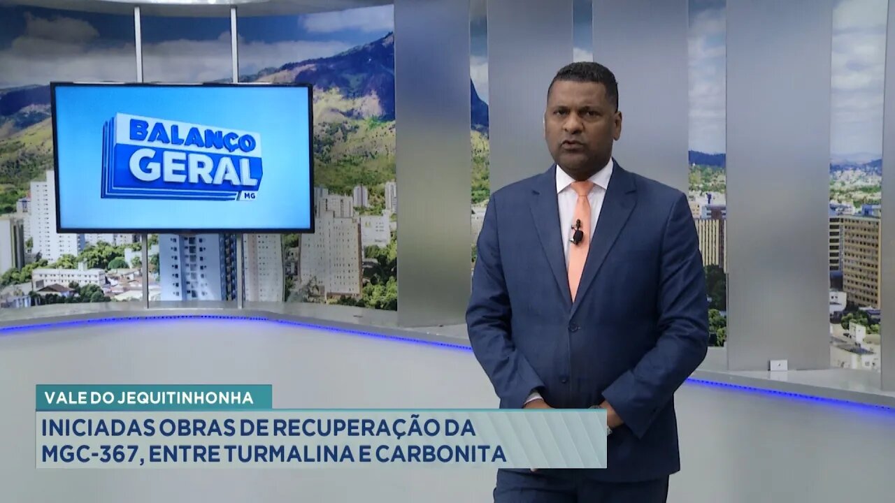 Vale do Jequitinhonha: Iniciadas Obras de Recuperação da MGC-367, entre Turmalina e Carbonita.