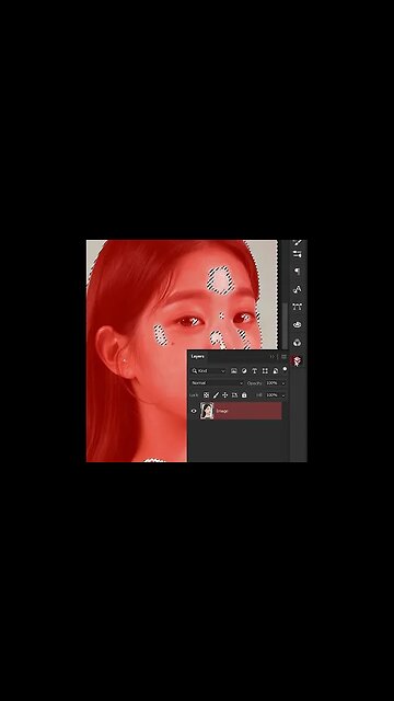 Adobe Photoshop Tutorial Perspective ( Fix Oily Skin in Photoshop ) #shorts