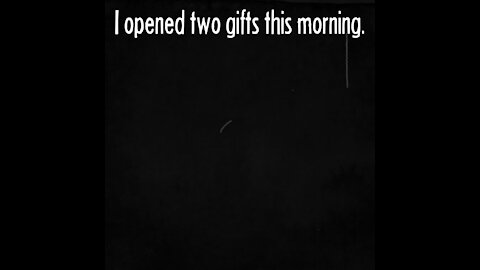 I opened two gifts this morning [GMG Originals]