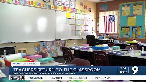 Vail teachers prepare to for class next Monday