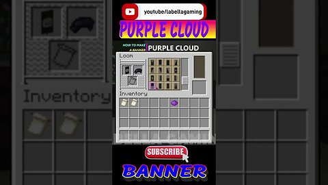 Purple Cloud Banner | Minecraft