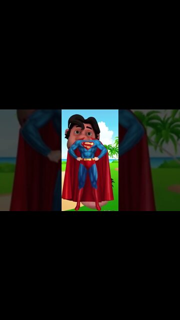 MOTU PATLU Wrong Heads with Spiderman in Hindi Superman Hulk Iron Man | Motu Patlu Cartoon in#shorts