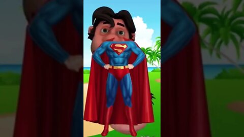 MOTU PATLU Wrong Heads with Spiderman in Hindi Superman Hulk Iron Man | Motu Patlu Cartoon in#shorts