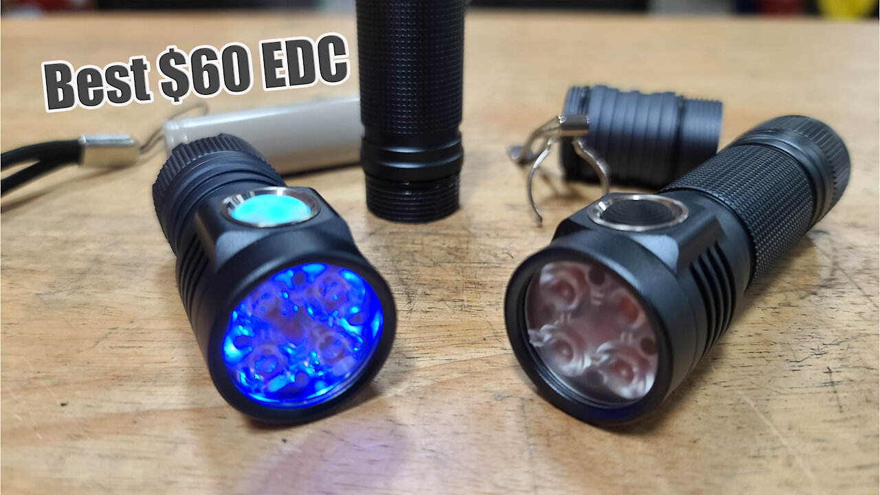 THE Best EDC Flashlight (YOU NEED THESE!) EMISAR D4V2