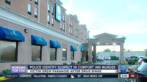 Police identify suspect in Comfort Inn murder