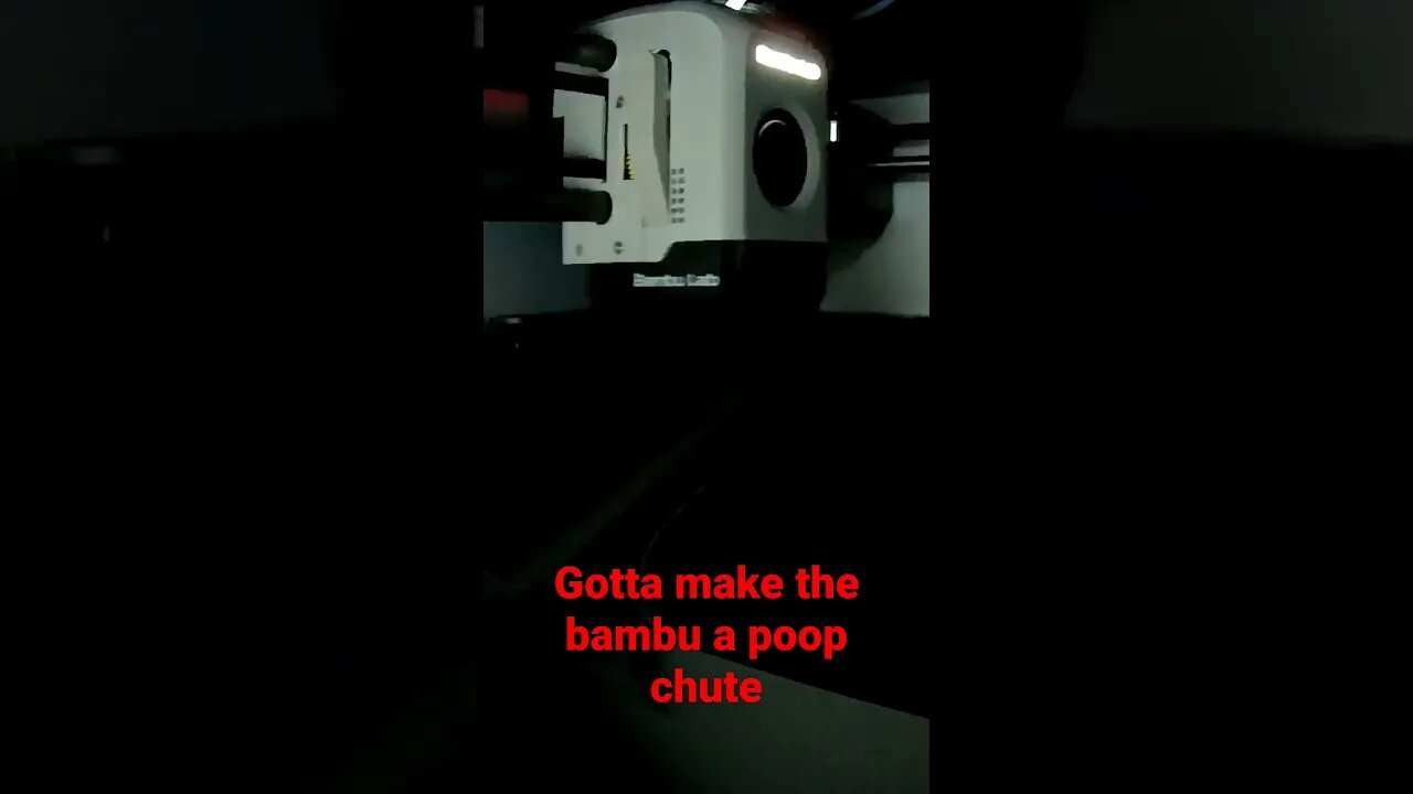 Making the Bambu poop chute #3dprinting #x1carbon #bambulab