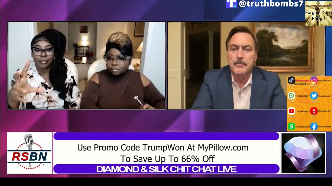 8/24/2022 Diamond & Silk CCL Joined By Mike Lindell "MOMENT OF TRUTH" CENSORSHIP Comments