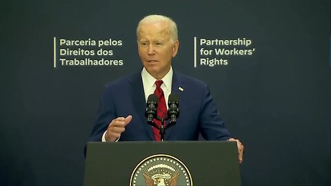 JOE BIDEN: "They Will Cleap— Keep The Global Supply Canes— Supply Chains Secure!"