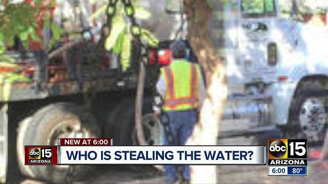 Construction company accused of stealing water from fire hydrant, but they say they're victims too