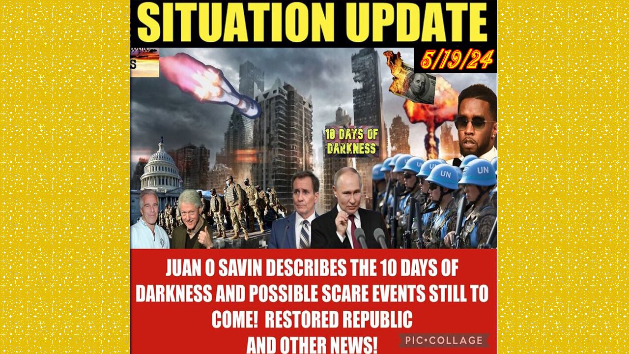 SITUATION UPDATE 5/19/24 - Russia Strikes Nato Meeting, Palestine Protests, Gcr/Judy Byington Update