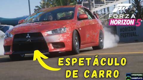 O MITSUBISHI LANCER É INCRÍVEL! | FORZA HORIZON 5 (SEM COMENTÁRIOS) | PC GAMEPLAY