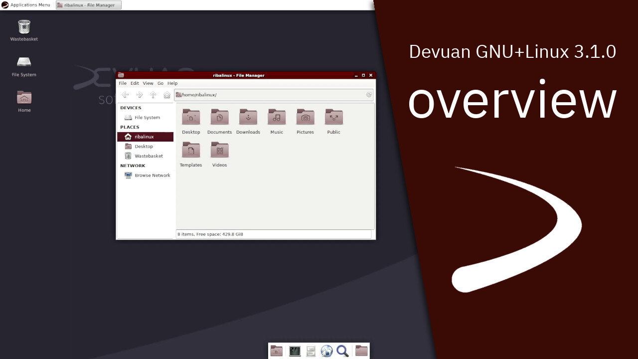 Devuan GNU+Linux 3.1.0 overview | software freedom, your way