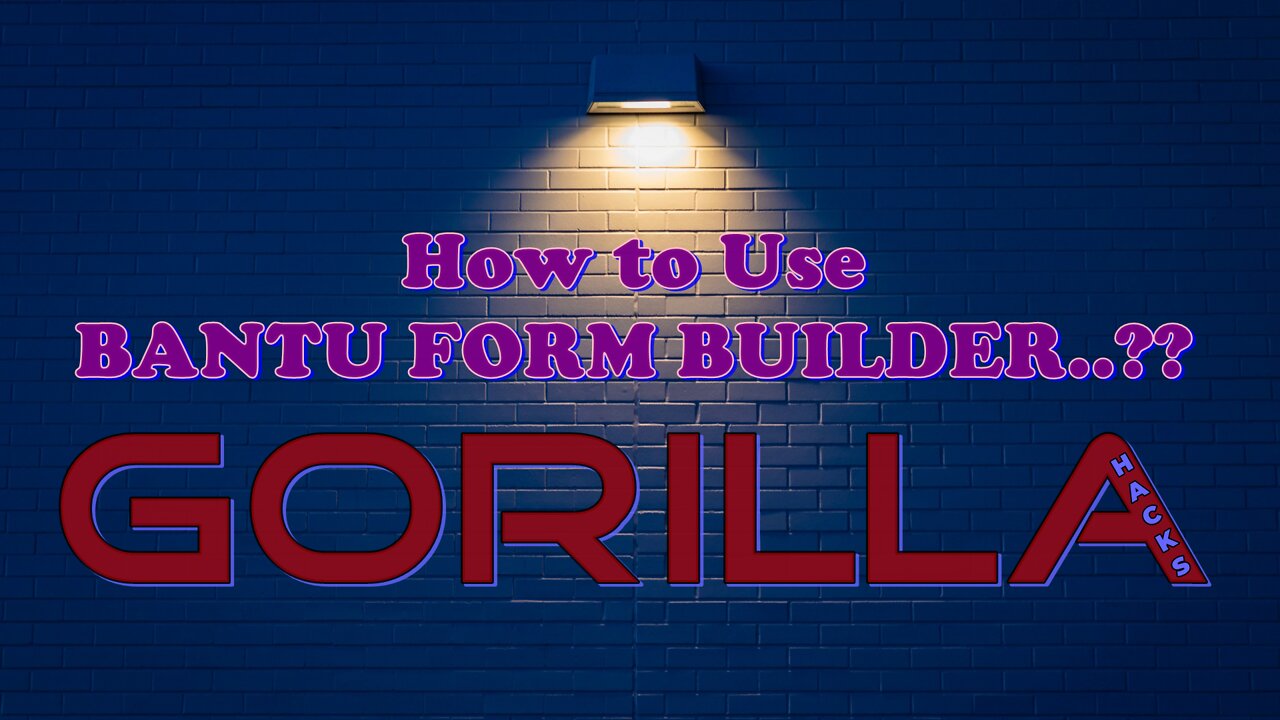 How to Use BFB ::: Muntu Na Bantu ::: GORILLA HACKS