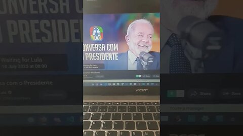 não assista a live do bandido condenado... deixa flopar...assiste a tarde... não de audiência pra 🐙🐙