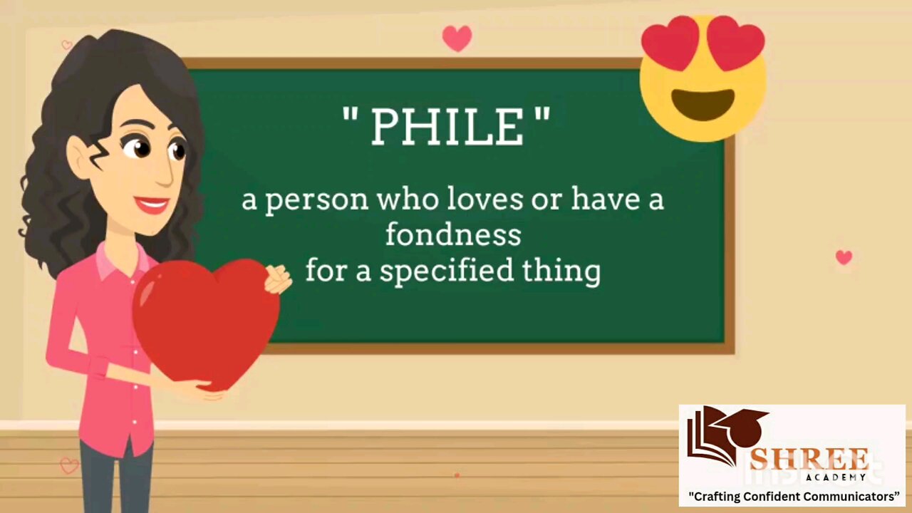 "Exploring Fun Words That End in 'phile'" #philevolabluary #Day1