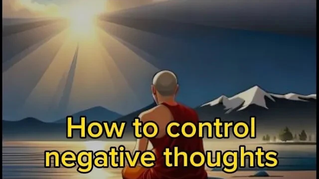 Learn to control negative thoughts from your mind #motivational #motivationalvideo