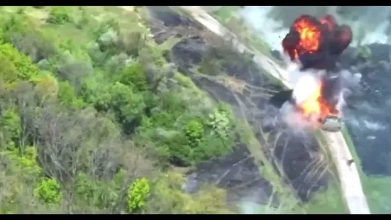 Russian T-90M tank destroyed by UAF with Swedish made CARL