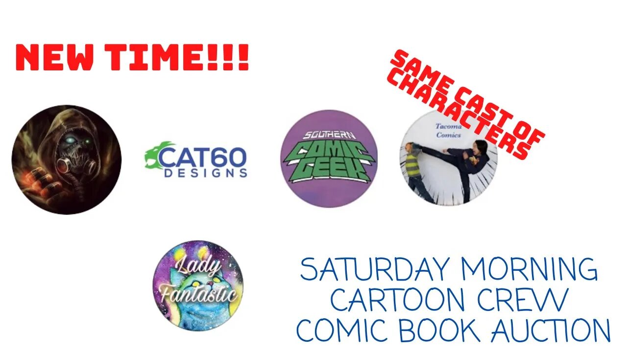 SATURDAY MORNING CARTOON CREW COMIC BOOK AUCTION ON THE CHEAP $$