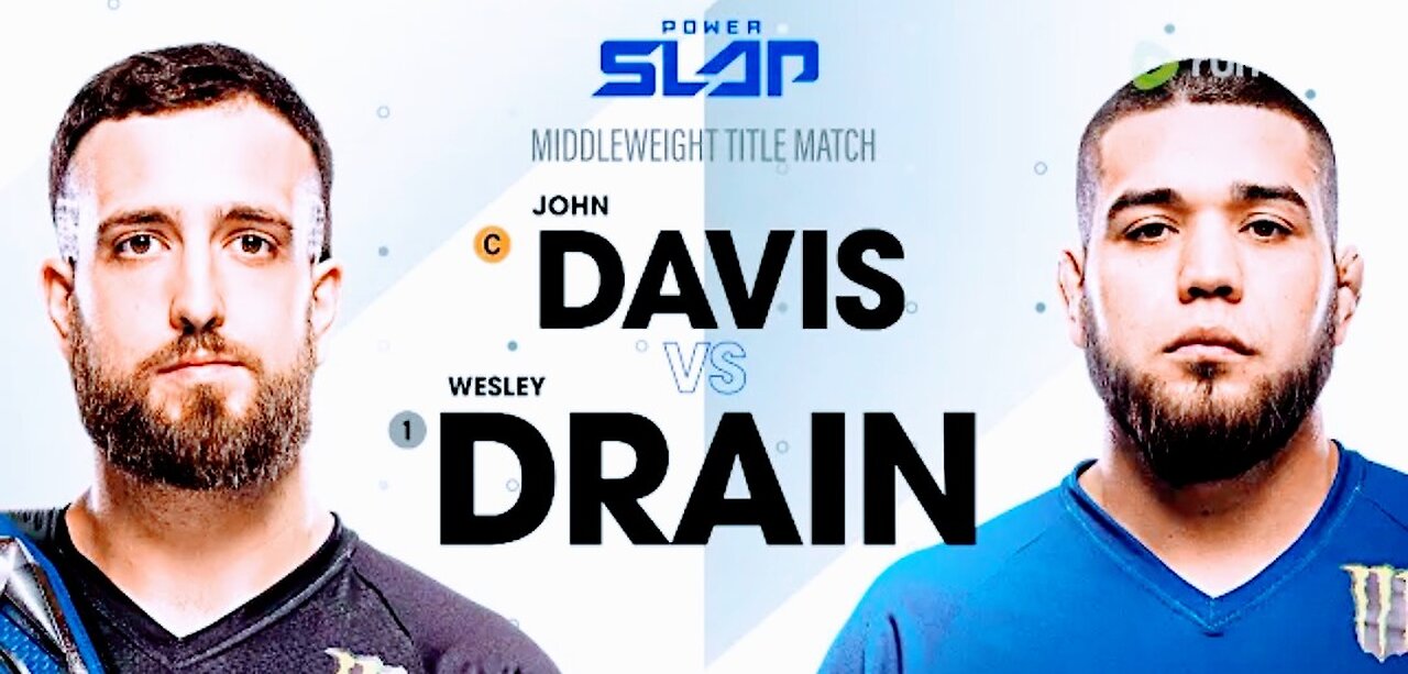 DAVIS vs DRAIN | Power Slap 2- Middleweight Title Match