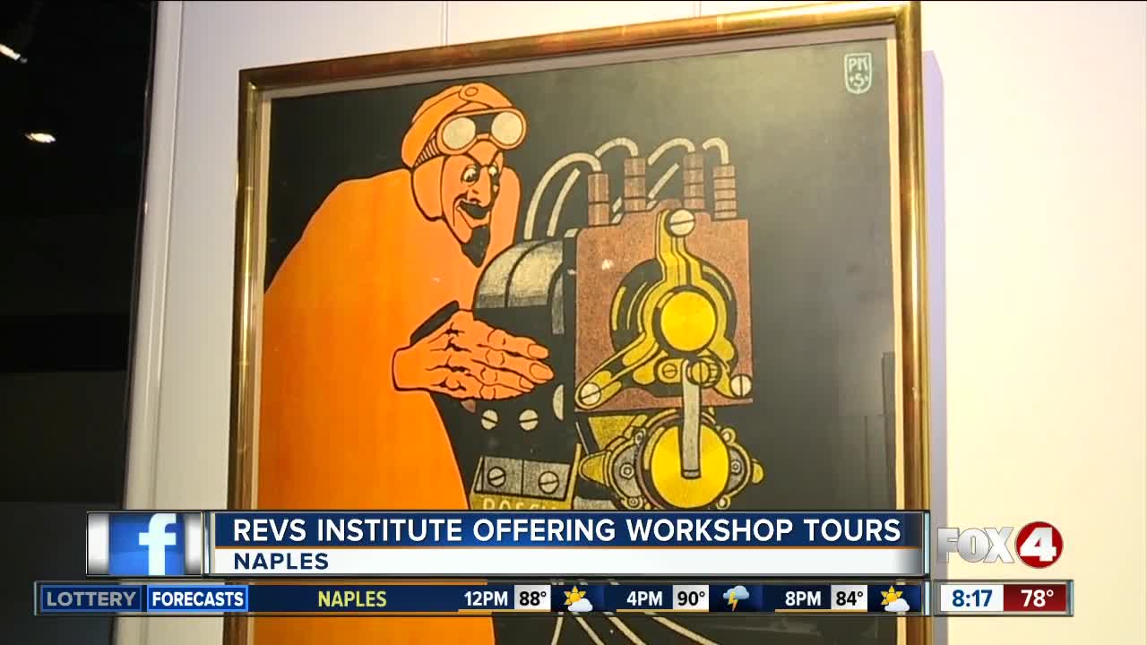 Revs Institute offering workshop tours 08:30a hit