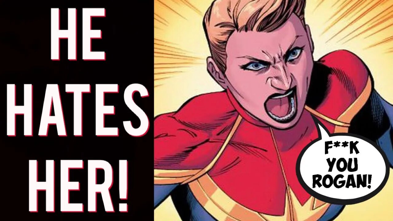 SHE STINKS! Joe Rogan SLAMS Brie Larson and the MCU! Captain Marvel drags down The Marvels?!