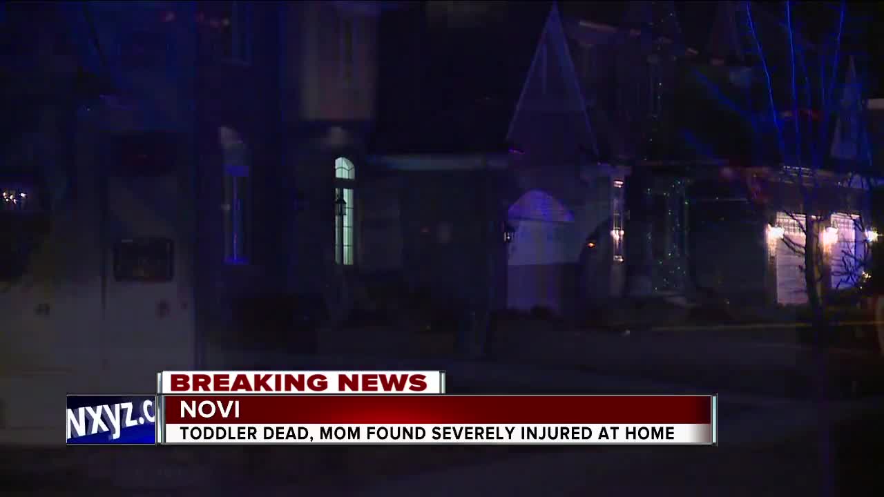 Woman found injured, toddler dead in Novi home