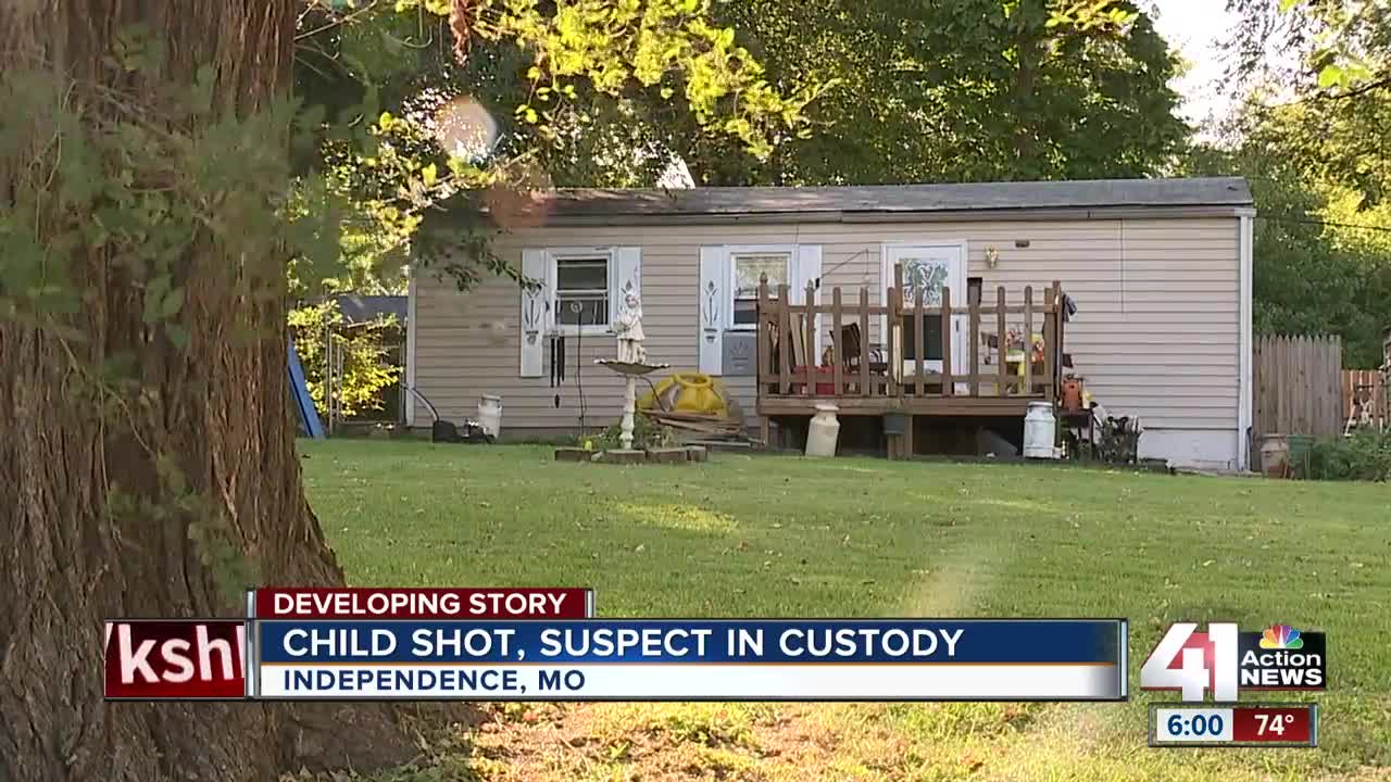1 in custody after child shot in Independence, police say
