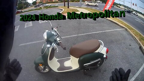 2024 Honda Metropolitan NCW50 scooter - Review and ride in scenic Lancaster County Pennsylvania.