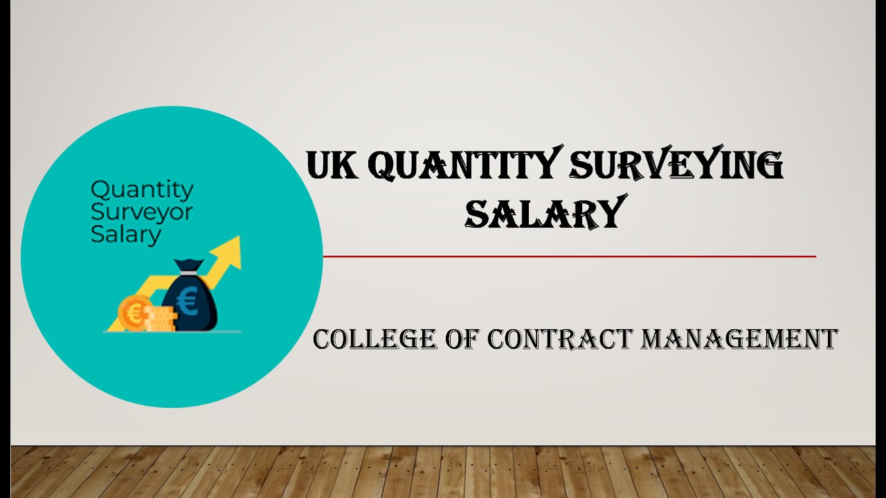 UK Quantity Surveying Salary