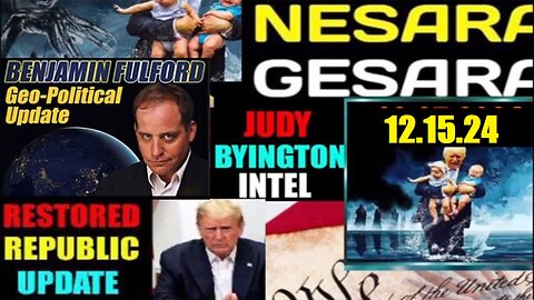 Judy Byington Special Intel 12.15.24 ~ EBS is Coming, Q+ Trump, Biden Into Child Sex Trafficking