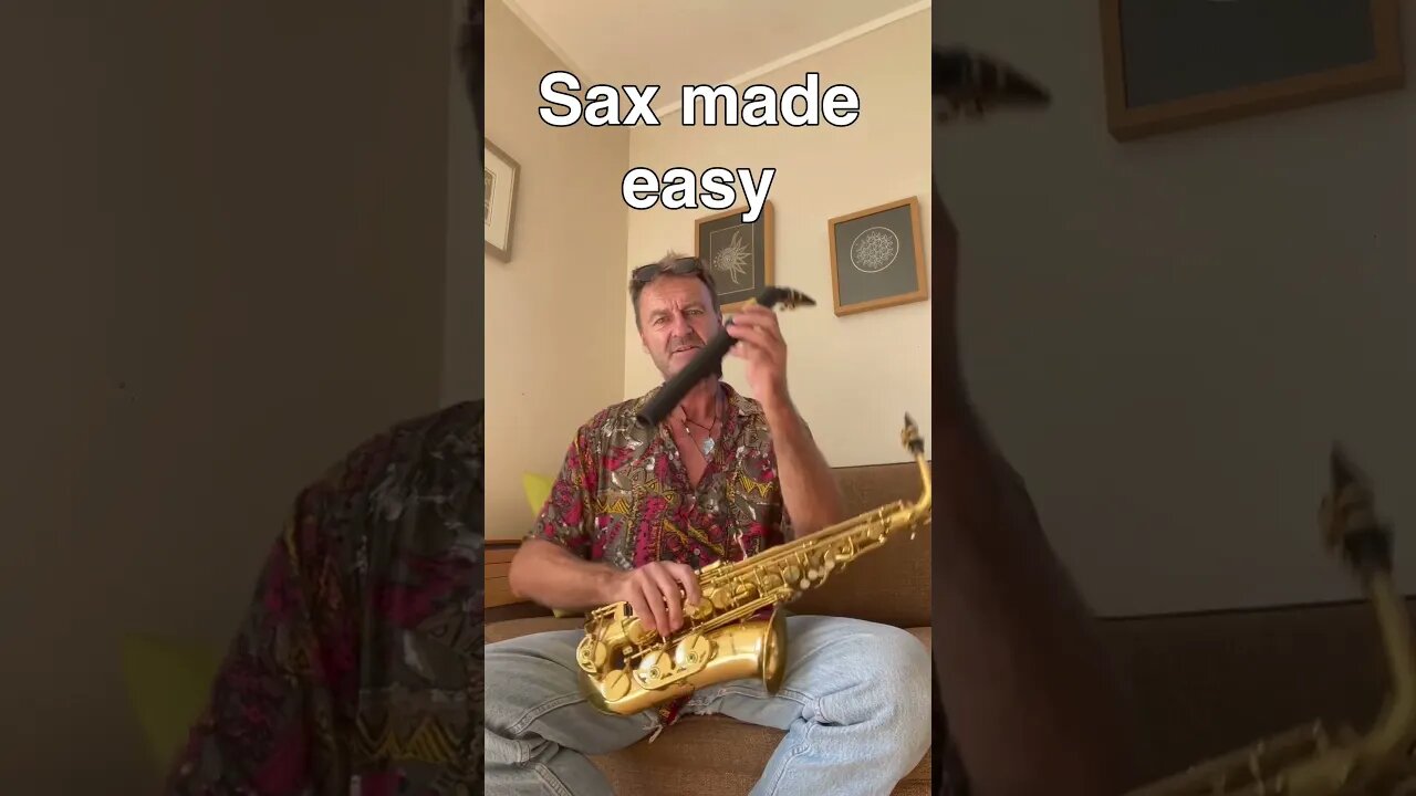 Sax made easy. #musiclessons #saxophone #saxophonemusic