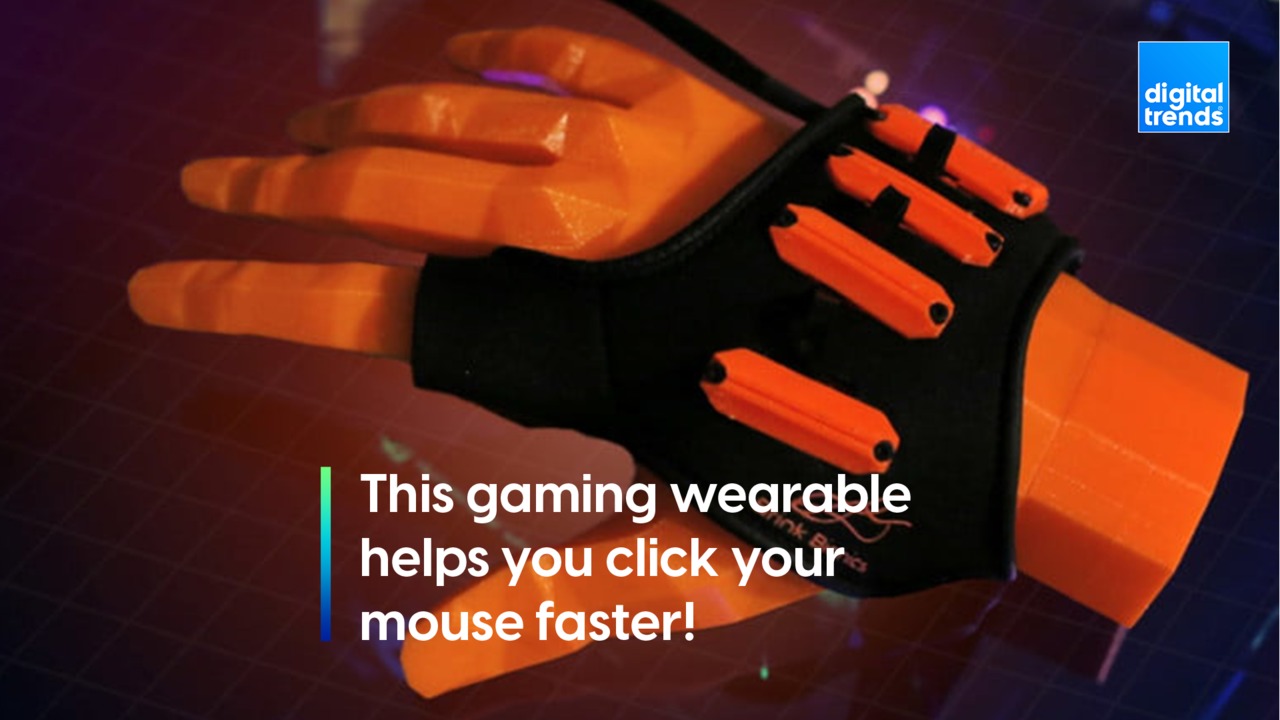 This bionic gaming wearable promises faster mouse clicks