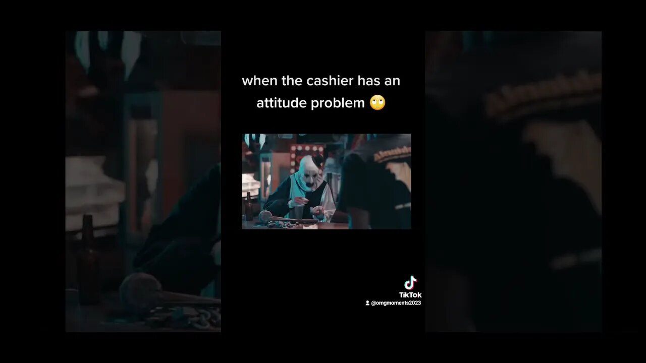 when the cashier has an attitude problem and you can't take it anymore #funnyshorts #joking #omg