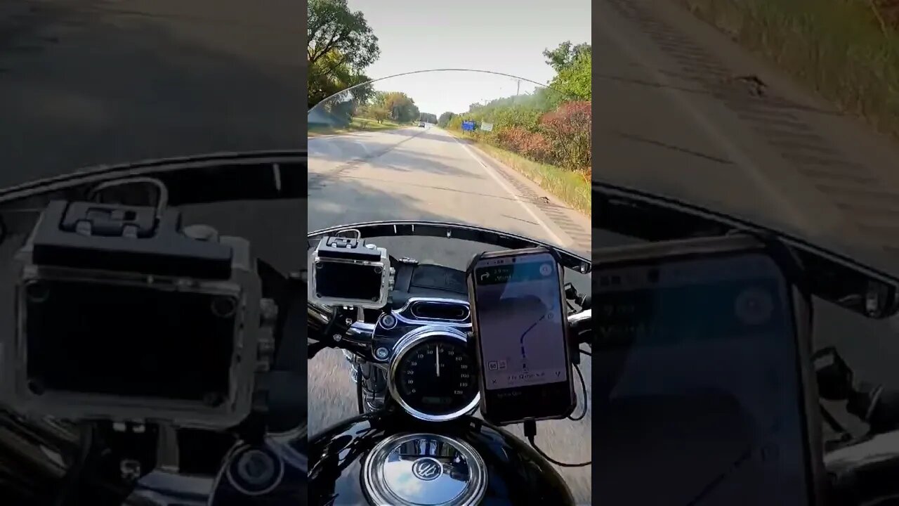 driving my motorcycle to Indiana