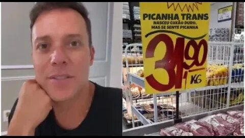 ANDRÉ VALADÃO FAZ PIADA COM PICANHA TRANS