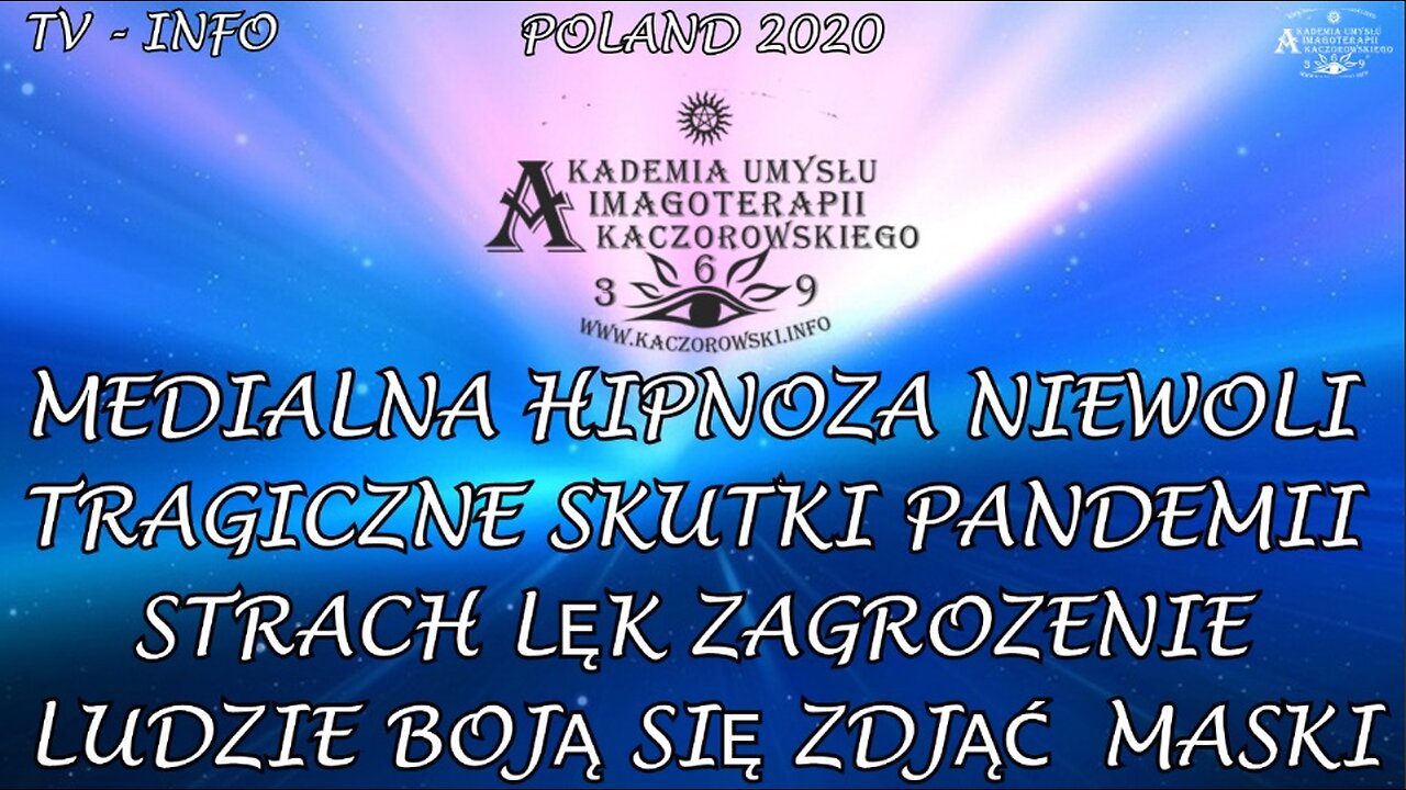 MEDIALNE KAJDANY NIEWOLI - TRAGICZNE SKUTKI PANDEMII - LUDZIE BOJĄ SIĘ ZDJĄĆ MASKI