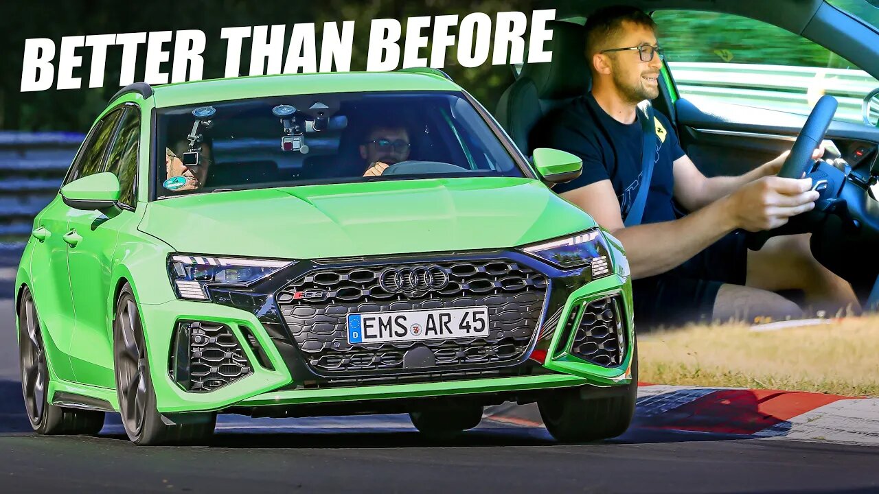 No More Audisteer?! New Audi RS3 (8Y) on the Nürburgring